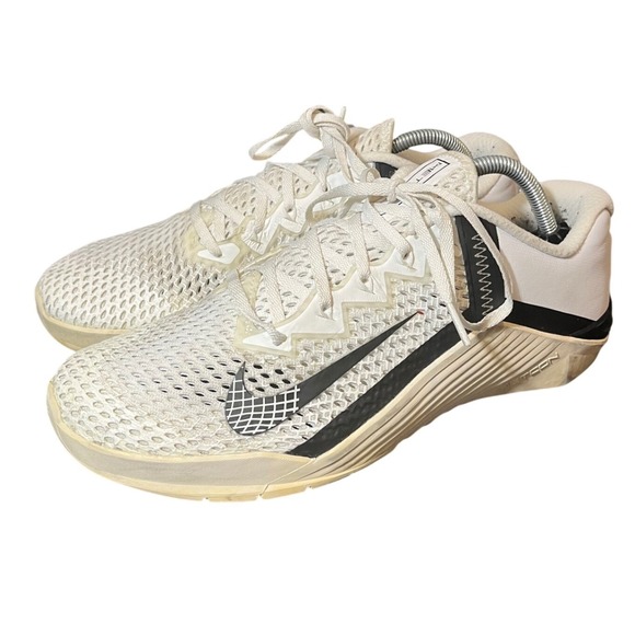 Nike Other - Nike Shoes Mens Size 10.5 Metcon 6 White Black Mesh Low Top Training Sneakers